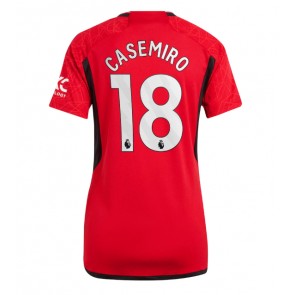 Maillot de foot Manchester United Casemiro #18 Domicile Femmes 2023-24 Manches Courte